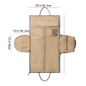 IStapromo Gifts <b>Convertible</b> Travel Garment Bag Carry on Garment Duffel Bag 2 in 1 Hanging Suitcase Business Travel Bag - Product Image 6