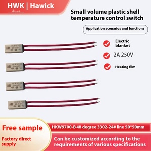 Protetor Térmico HAWICK HKW-9700 2A, Interruptor de Controle de Temperatura Normal Fechado/Normal Aberto, Componentes Eletrônicos em Caixa Plástica - Product Image 2