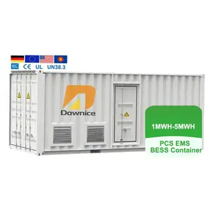 Dawnice Large 20Ft Ess 500Kwh 1 MW 2 MW 3 MW 4MW Batterie behälters ystem lösung für die Energie speicherung