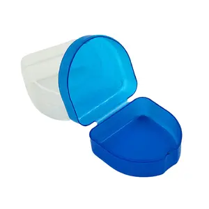 Factory Direct Sales Benutzer definiertes Logo Dental Retainer Case Kunststoff-Prothesen box