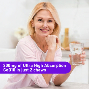 Gélules de CoQ10 à haute puissance au goût de fruits tropicaux favorisent la santé cardiovasculaire – Capsules molles de CoQ10 : Soutien puissant antioxydant - Product Image 6
