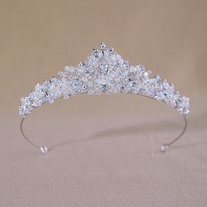 Princesse cristal strass diadème bandeau pour enfants anniversaire <span class=keywords><strong>Communion</strong></span> bébé douche fête couronne - Product Image 4