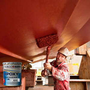 NOROO NAPPAO Epoxy Boat <b>Paint</b> K9302 Liquid <b>Coating</b> Brush Application High Build MIO Intermediate Coat - Product Image 1