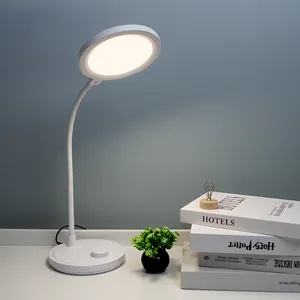 Wiscoon Chất lượng cao văn phòng học tập đa chức năng bàn đèn Knob chuyển đổi nghiên cứu Đèn DC sạc đứng LED bàn đèn