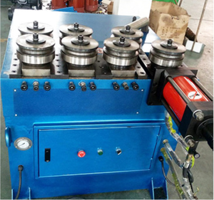 Bride en acier d'angle CNC hydraulique facile à utiliser roulant anciennes machines de façonnage de cercle nouveau moteur de <span class=keywords><strong>cintreuse</strong></span> de tubes en acier inoxydable - Product Image 6