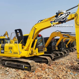 Excavatrice d'occasion Komatsu 130-7, marque japonaise d'origine, 13 tonnes, sur chenilles en caoutchouc, grande taille, modèle 2023, godet de 0,65 m, moteur - Product Image 6