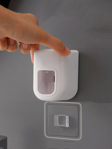 Dispensador automático de pasta de dientes al por mayor, juego de accesorios de baño, suministros de almacenamiento para pared - Product Image 4