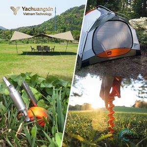 Outdoor plastic <b>tent</b> nail <b>canopy</b> <b>tent</b> ground nail spiral sheep horn plastic nail mountaineering camping <b>tent</b> ground anchor nail - Product Image 3