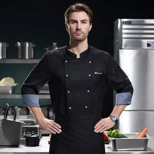 Veste de chef japonaise, uniforme de restaurant, veste de chef, uniforme de cuisine, veste de chef pour homme, fabricant de veste de chef, uniforme d'hôtel pour homme - Product Image 2