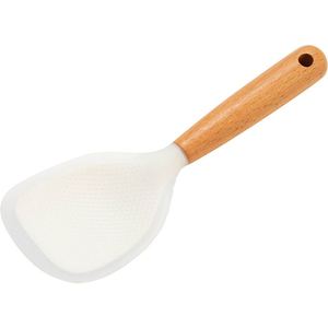 Espátula de Cocina de Silicona Colorida Personalizada con Mango de Madera Cómodo, Bajo MOQ, Antiadherente y Resistente al Calor para el Hogar - Product Image 2
