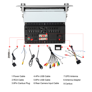Hikity 7 ''Android Car Radio Wireless CarPlay/Android Auto Electronics GPS WIFI FM RDS DVR para <span class=keywords><strong>Alfa</strong></span> Romeo <span class=keywords><strong>MITO</strong></span> 2008-2016 OEM - Product Image 4