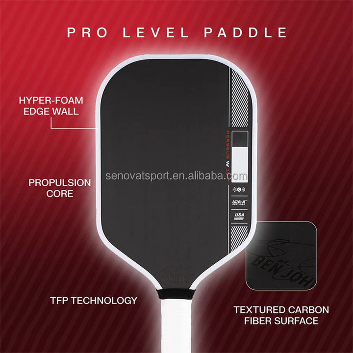 Power Hyperfoam Edge Wall Racket Usapa Approved Pickleball Padels Ben ...