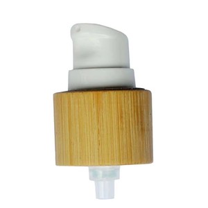 Flacon pompe sans air en bambou de luxe en gros, 20-120 ml, rechargeable, portable, vide, pour cosmétiques et maquillage - Product Image 3