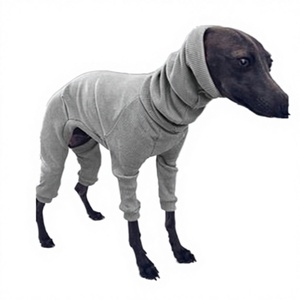 New Winter Striped Cotton Leisure <b>Dog</b> Vest Warm Eco-Friendly High <b>Collar</b> for <b>Large</b> <b>Dogs</b> - Product Image 2