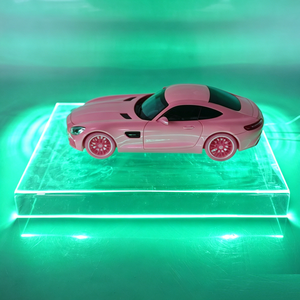 Base de exhibición acrílica iluminada por LED al por mayor para colección de coches a escala - Product Image 4