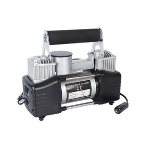 Çift silindir yüksek basınçlı hava kompresörü DC 12V lastik lastik şişirmek pompa kamyon araç aletleri - Product Image 1