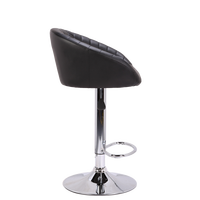 Tabouret de bar pivotant en cuir PU, chaise haute pivotante en PU pour îlot de cuisine