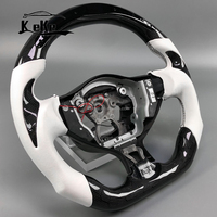 Volant en fibre de carbone nid d'abeilles personnalisable avec écran LED pour Nissan 370Z modèles 2009-2021