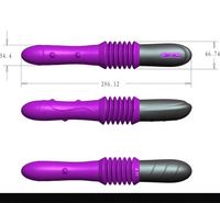 Leistungsstarker Masturbations-Dildo-Vibrator Sex-Dildo-Maschine, Erotikspiele Sexprodukte, Teleskop-Penis mit Saugnapf