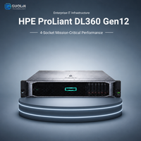 Serveur d'entreprise HPE ProLiant DL360 Gen12 1U en rack, configuration personnalisée de RAM, SSD et HDD