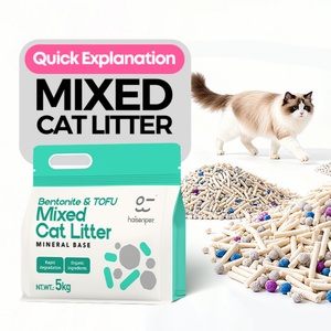 Muestras Gratis, Fabricante OEM/ODM, Arena para Gatos Aglomerante 100% Natural de Bentonita y Tofu, Venta al Por Mayor - Product Image 1
