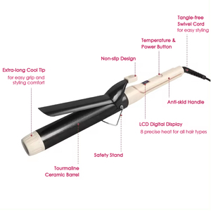<span class=keywords><strong>Fer</strong></span> à <span class=keywords><strong>friser</strong></span> professionnel pour cheveux européens de 38 mm (1,5 pouce) - Product Image 2
