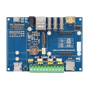 Waveshare <span class=keywords><strong>Raspberry</strong></span> <span class=keywords><strong>Pi</strong></span> CM4 IOT bo mạch chủ, mô-đun công nghiệp, 5G/4G Giao tiếp mở rộng Hội Đồng Quản trị, Gigabit Ethernet Port. - Product Image 3