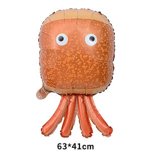 Ballons en aluminium pour fête à thème hot-dog : beignets au chocolat, hamburger d'anniversaire, frites et pizza - Product Image 6