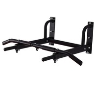 Barre horizontale multifonctionnelle pour l'intérieur, barre parallèle simple, équipement de fitness avec trous dans le mur fixe du mur de la maison