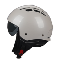 NOUVELLE arrivée Casque de moto DOT intégral en ABS de style vintage avec lentille ANTI-SCRATCH