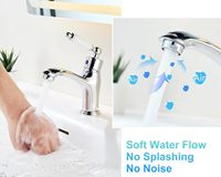 Grifo Mezclador de Lavabo de Baño de Estilo Victoriano Tradicional Maynosi, Monomando, con Caños Flexibles, Cromado Pulido