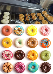 Máquinas eléctricas automáticas de gas de alta producción para hacer rosquillas, grandes máquinas comerciales para freír rosquillas - Product Image 6