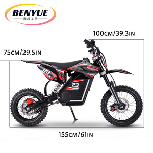 Moto tout-terrain EU haute vitesse 70 km/h, 60V 2500W, pour adolescents, avec batterie lithium 25Ah - Product Image 3