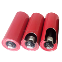 Nouvelle usine chinoise, vente en gros, rouleaux de convoyeur en acier de haute qualité, durables, revêtus de caoutchouc, pour usage agricole, avec une grande capacité de charge