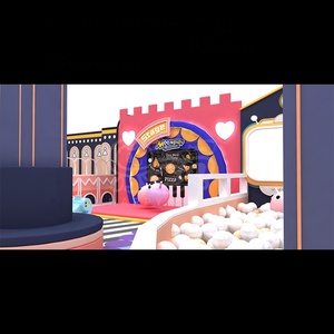 Aire de jeux souple pour enfants sur le thème du pays des rêves, personnalisée, grande scène commerciale - Product Image 5