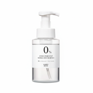 Jabón de Manos Espumoso Hipoalergénico Happy Bath Zero Percent 500ml Jabón para Baño con Ingredientes Químicos en Oferta - Product Image 1