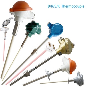 HY B R K S tipi termokupl platin rodyum sinterleme fırın fırın pt-rh sıcaklık sensörü <span class=keywords><strong>PT100</strong></span> RTD 1300-1800c seramik tüp - Product Image 2