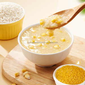 Porridge per Colazione Pronto in 5 Minuti Senza Cottura con Contorno, Congee Istantaneo di Mais e <span class=keywords><strong>Miglio</strong></span> in Tazza - Product Image 3