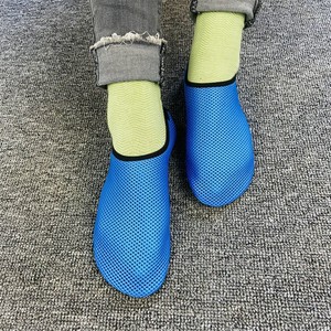 Zapatillas de Baile Unisex con Parte Superior Sintética, Suela de PU, Tacón Plano, Forro de Algodón, para Entrenamiento en Interiores, Yoga y Fitness - Product Image 1