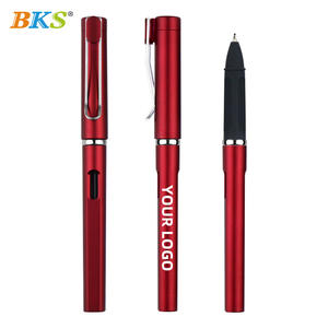 Bks Groothandel Promotionele Gel Pennen Aangepaste Kleur Plastic 0.5Mm Tip Zwarte Inkt Niet-Uitwisbaar Kantoor School Schrijfpennen 100 - Product Image 3