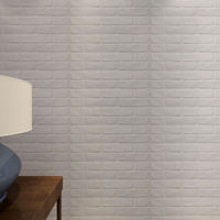 Panneaux muraux décoratifs 3D en design diamant, papier peint mural blanc mat, carrelage, panneau, moulure, esthétique des années 90, décoration de chambre