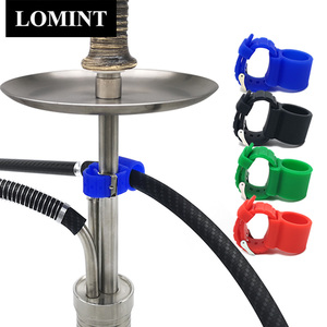 Soporte de silicona estilo reloj LOMINT para manguera de shisha, boquilla de hookah, accesorios para narguile/nargile, venta al por mayor de fábrica - Product Image 1