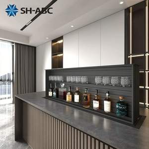 رف تخزين نبيذ أحادي الجانب قابل للرفع لجزيرة المطبخ من سلسلة لي باي من إس إتش-إيه بي سي - Product Image 3