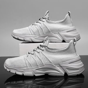 Chaussures de course 2025 Nouvelle collection Printemps Tissu respirant en maille tissée Chaussures décontractées pour hommes pour usage quotidien - Product Image 2