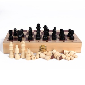 Nuovi Arrivi: Scacchiera Pieghevole in Legno, <span class=keywords><strong>Gioco</strong></span> da Viaggio Portatile, <span class=keywords><strong>Gioco</strong></span> Educativo Interattivo da Tavolo - Product Image 3