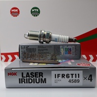 شمعة إشعال NGK IFR6T11/4589 الأصلية من الإيريديوم والبلاتين، رقم القطعة الأصلية 9091901210/9091901211/9091901237/9091901238