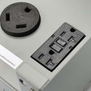 Panel de toma de corriente temporal para caravana de 20, 30 y 50 amperios con disyuntor, receptáculo Nema 14-50r ETL/cETL listado - Product Image 5