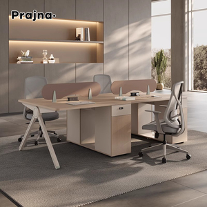 ריהוט משרדי איכות גבוהה שולחן עבודה תחנת עבודה שולחן עבודה <span class=keywords><strong>2</strong></span> 4 4 6 אנשים שולחנות מחשב משרד תא - Product Image 1