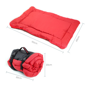 Qbellpet Produkt 2023 Tragbare Outdoor Wasserdichte Reise-Haustiermatte Unterlage Hundebett Faltbare Aufrollbare Hundematte Betten - Product Image 4