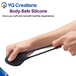 Anillo vibrador retardante de tiempo para el pene, masajeador con cepillo de silicona, silencioso, con carga USB, con 10 velocidades - Product Image 4